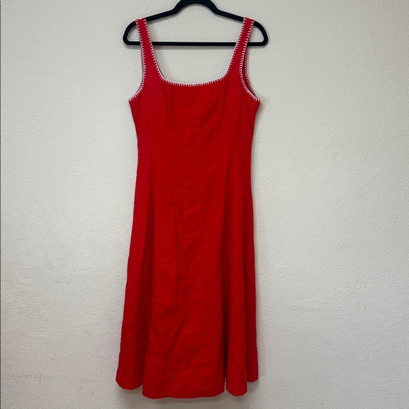Caroline Constas woamns Red midi length Dress size 8 - Picture 2 of 5